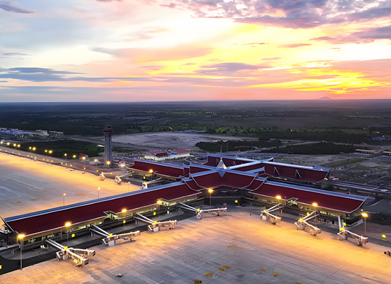 柬埔寨暹粒吳哥國際機(jī)場停機(jī)坪照明項目